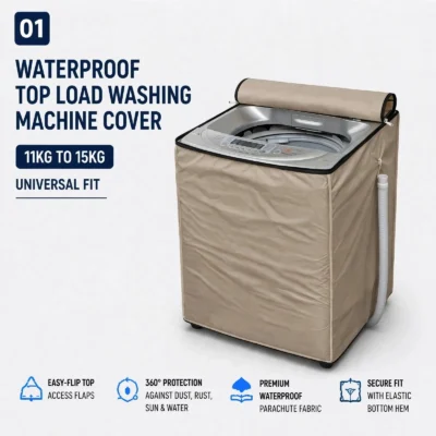 Waterproof Washing Machine Cover 11kg to 15kg Universal Fit