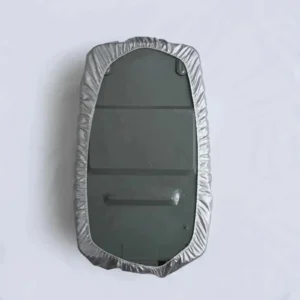 Silver parachute geyser cover elastic grip back side waterproof