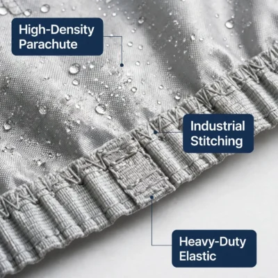 Heavy Duty Instant Gas Geyser Cover Fabric and Stitching